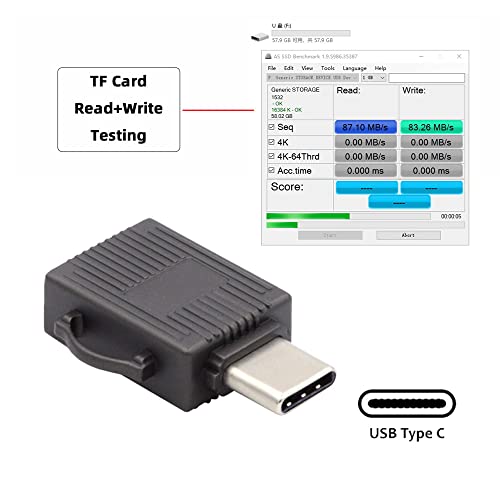 5Gbps USB 3.0 Type C USB-C to Micro SD SDXC TF Card Reader Adapter for Laptop Tablet Phone - style: USB-C to TF OTG