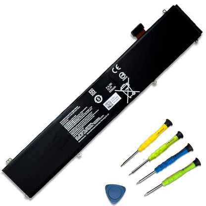 80Wh RC30-0248 Battery for Razer Blade Advanced 15 2018 2019 2020 2021 | 15.4V 5029mAh; 4ICP4/55/162 Battery Replacement for Razer Blade RZ09-0367 RZ09-0330 RZ09-03018 RZ09-0301 RTX 2070 3080 - size: 15.00*4.45*1.30 inches RC30-0248