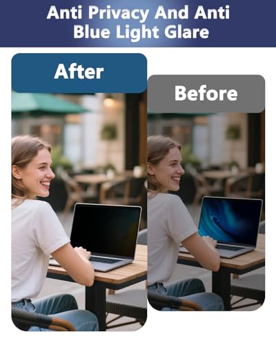 Magnetic Laptop Privacy Screen for 15.6 Inch 16:9 Aspect Ratio | Screen Size is 13.60 in Wide and 7.65 in High, Removable, Anti Glare, Anti Blue light,Compatible With HP Dell Lenovo Thinkpad - color: Magnetic Laptop 15.6 Inch 16:9