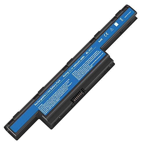 AS10D31 AS10D51 Notebook Battery Replacement Compatible with Acer Aspire 5253 5251 5336 5349 5551 5552 5560 5733 5733Z 5740 5735 5735Z, Gateway NV55C NV50A NV53A NV59C