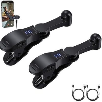 Sabary 1 Sets Auto Clicker for Smart Phone, Fast Screen Tapping Device Auto Tapper Continuous Click Simulation Finger for Game, Live Likes, Flash Deal, Reward Task, Plug and Play (Black) - color: Black
