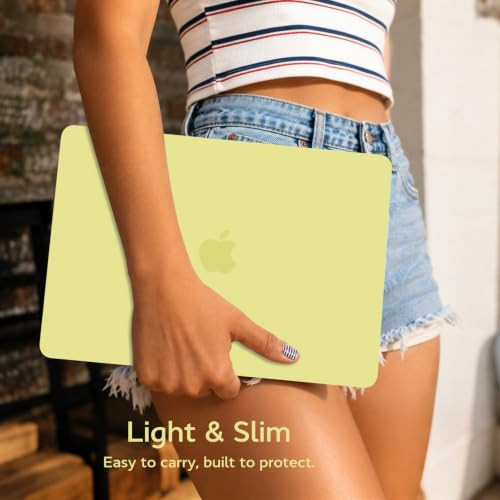 B BELK for MacBook Neo Case 13 inch 2026 Model A3404 A18 Pro, Citrus | Scratch Resistant Matte Plastic Hard Shell Case with Keyboard Cover & Screen Protector for Mac Noe Case, Lightweight, Snap-On - color: Citrus