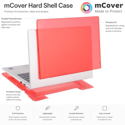 mCover Case ONLY Compatible for 2024 ～ 2025 14-inch HP ProBook 440/445 G11 Series Windows Notebook PC (NOT Fitting Any Other HP Models) - Purple - color: Purple