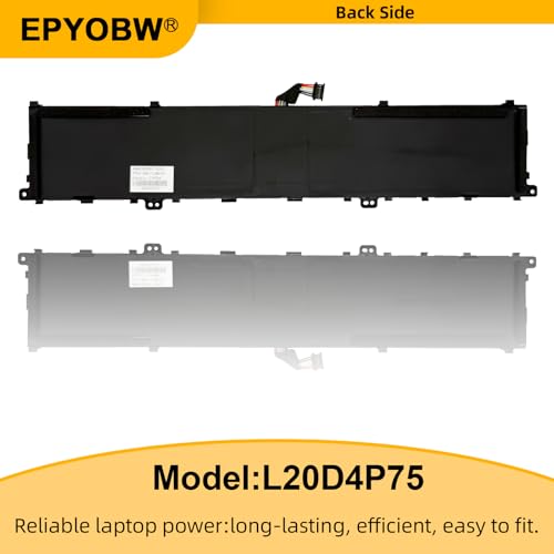 L20D4P75 L20M4P75 Battery 90Wh 15.48V Compatible with Lenovo ThinkPad P1 Gen 4/5 / 6 / ThinkPad X1 Extreme 4th Gen/Gen 5 Series