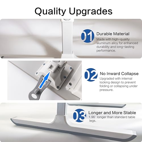 Armrest Laptop Desk for Couch and Bed,Hospital Bed Table,Lap Desk Pillow,Large Adjustable Bed Desk for Laptop with Drawer and Tablet Slot, U-Table for Reading, Gaming, Writing,Eating,Drawing