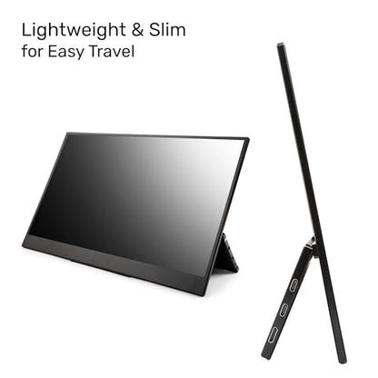 SideTrak Solo Pro 15.8" Portable Monitor for Laptop | FHD 1080P LED IPS Dual Display w/Anti-Glare Screen, USB & Mini HDMI, Laptop Monitor Extender for Mac, PC, Chrome, HDR & Speakers - style: Non-Touchscreen