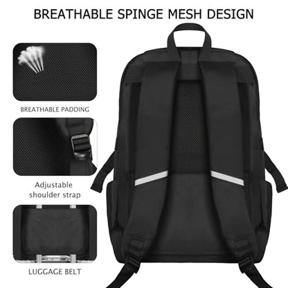 Goloni Airline Approved Travel Backpack 35L - Under Seat Carry On, Water Resistant 15.6 Inch Laptop Compartment for Men Women Work Travel,Black - color: Black