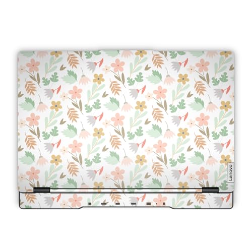 Laptop Skin Compatible with Lenovo Legion 5 Gaming Laptop (15IRX9) 2024 - Neutral Flowers - Premium 3M Vinyl Protective Wrap Decal Cover - Easy to Apply | Crafted in the USA - color: Neutral Flowers, size: Legion 5 Gaming (15IRX9) 2024 Top Skin Only, styl