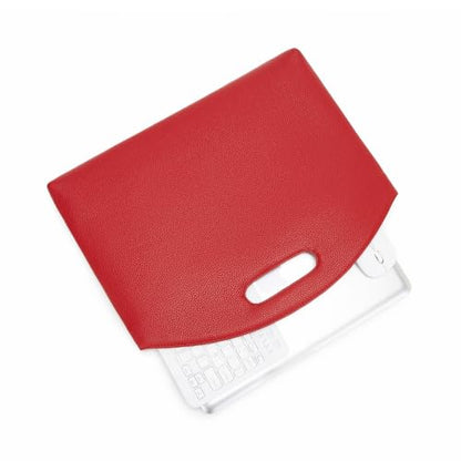Official Document Computer Bag Stylishly Sleek with Multiple Compartments and Easy to Carry Design - color: Pomegranate Red/Pu