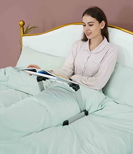 Extra Large Book Stand Adjustable for Bed Sofa, Multifunctional Laptop Holder with Page Clips, Ergonomic Multi Heights Angles, Cooking Stands Heavy Textbook Portable, Black, 19.5 x 10 inches - size: 19.5x10inches, style: 4 legs-Black