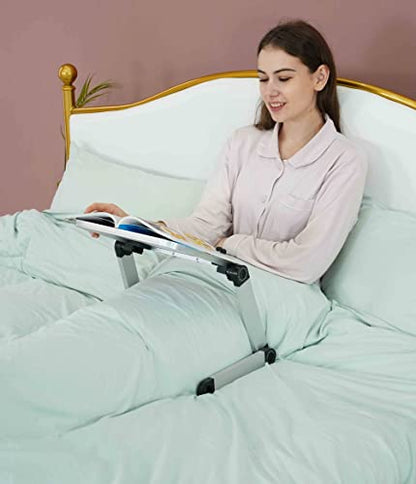 Extra Large Book Stand Adjustable for Bed Sofa, Multifunctional Laptop Holder with Page Clips, Ergonomic Multi Heights Angles, Cooking Stands Heavy Textbook Portable, Black, 19.5 x 10 inches - size: 19.5x10inches, style: 4 legs-Black