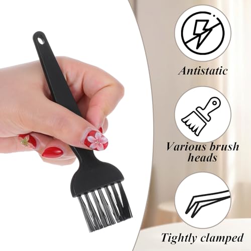 6 Pack Keyboard Cleaning Brush Small Cleaner Brushes Anti Static Brush Electronic Dust Cleaning Brushes for Computer Motherboard Camera Car Interior and Hard to Reach Spaces