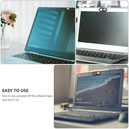 6 Pieces Webcam Cover with Sliding Mechanism for Laptop and Tablet, Cartoon Sleeping Panda Privacy Protection, Ultra-Thin Web Camera Cover for Computer and Desktop Use