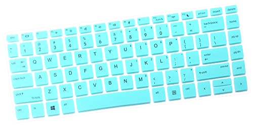 Silicone Keyboard Cover Skin Compatible for 14" HP ProBook 440 445 G5 G6 G7, HP ProBook 430 G5 13.3", HP ProBook x360 440 G1, HP ProBook 640 G4 G5 (Mint) - color: Mint