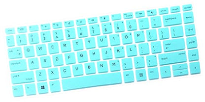 Silicone Keyboard Cover Skin Compatible for 14" HP ProBook 440 445 G5 G6 G7, HP ProBook 430 G5 13.3", HP ProBook x360 440 G1, HP ProBook 640 G4 G5 (Mint) - color: Mint