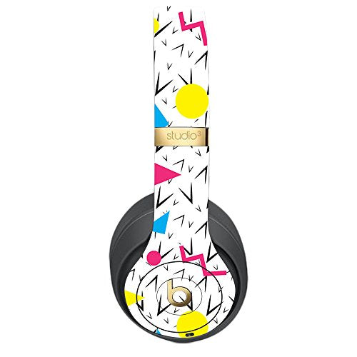 MightySkins Skin Compatible with Beats Studio 3 Wireless - 90s Fun | Protective, Durable, and Unique Vinyl Decal wrap Cover | Easy to Apply, Remove, and Change Styles | Made in The USA - color: 90s Fun