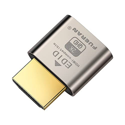 HDMI Dummy Plug Headless Ghost Display Emulator HDMI-Compatible（Fit Headless-1920x1080 New Generation@60Hz） (HDMI2.0-2K-1P) - color: HDMI2.0-2K-1P