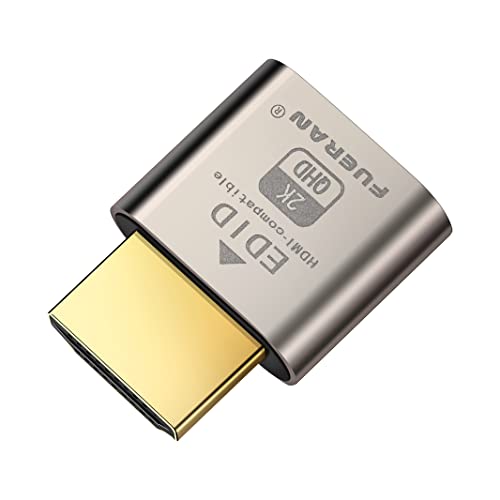 HDMI Dummy Plug Headless Ghost Display Emulator HDMI-Compatible（Fit Headless-1920x1080 New Generation@60Hz） (HDMI2.0-2K-1P) - color: HDMI2.0-2K-1P