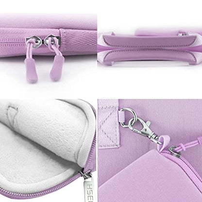 Hseok Laptop Sleeve 13.3-14 inch Case with Small Pouch, Neoprene Computer Bag Compatible with MacBook Neo/Pro 14 M5/M4/M3/M2/M1, Mac Air/Pro 13.3, XPS 14 and Most 13-14 inch Notebooks,L02P01 - color: L02p01, size: 13"-14"
