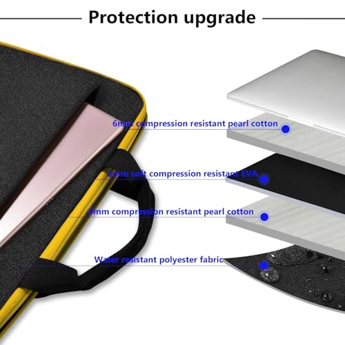 Hseok Laptop Sleeve 13-14 Inch Case Briefcase Compatible with MacBook Neo Pro 14 M5/M4/M3/M2/M1, All Models 13.3 Mac Air/Pro, XPS 13 14, Most Popular 13"-14" Notebooks,B01YL01 - color: B01YL01, size: 13"-14"