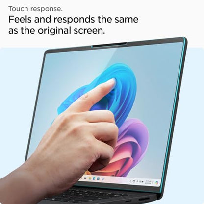 Spigen Tempered Glass Screen Protector [GlasTR Slim] Designed for New Surface Laptop 15 inch [9H Hardness] - size: 15 inch