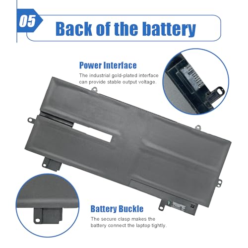 57Wh L20C4P71 L20M4P71 Laptop Battery Replacement for Lenovo ThinkPad X1 Carbon 10th Gen X1 9th Gen 9 2021 Yoga 6th 7th Gen 2022 Series 5B10W13974 SB10T83216 L20D4P71 L20L4P71 15.44V 3695mAh - size: 10.62*3.71*0.29 inch L20C4P71