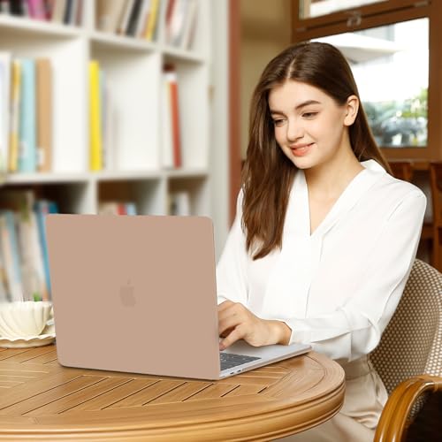 MOSISO Compatible with MacBook Pro 13 inch Case M2 M1 2026 2025 2024-2016 | A2338 A2251 A2289 A2159 A1989 A1708 A1706, Plastic Hard Shell&Keyboard Cover&Screen Film&Storage Bag, Bronze Brown - color: Bronze Brown
