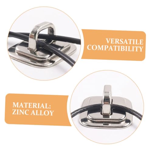 MERRYHAPY 4pcs Computer Lock Security Accessory Cable Lock Anchor Plate Multiple Laptop Brands Compatible Secure Laptop Station