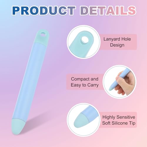 PATIKIL Stylus Pens for Touch Screen, High Sensitivity Universal Pen Capacitive Digital Pens Touchscreen Stylus for Phone Tablets Laptop Touch Screen Devices, Blue - color: Blue