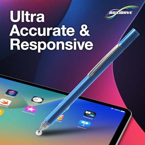BoxWave Stylus Pen Compatible with LG Gram (14Z970) - FineTouch Capacitive Stylus, Super Precise Stylus Pen - Lunar Blue