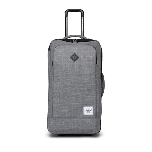Herschel Supply Co. Heritage Softshell Luggage, Raven Crosshatch, Medium 92 L - color: Raven Crosshatch, size: Medium - 92L