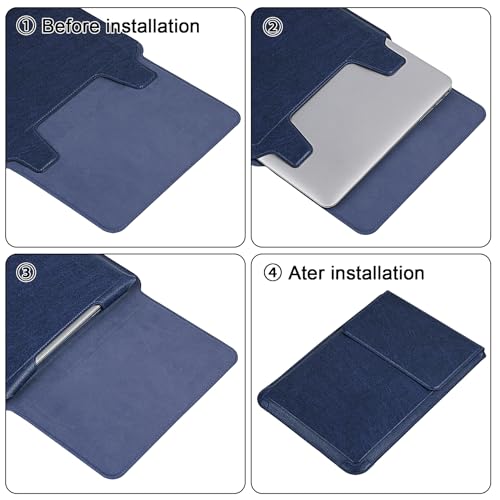 HoYiXi 13.3 Inch Laptop Sleeve Case with Stand - Compatible with MacBook Neo 2026/MacBook Air/Pro 13 (M4/M3/M2/M1 2020-2025), Surface Pro 8 2021, iPad Pro 12.9 & 13-13.3" Dell Acer Laptops,Blue - color: Blue, size: 13-13.3'' laptop