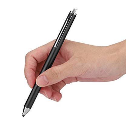 Stylus Pen, Soft Tip Capacitive Stylus Universal for 2018, Tablet, Phone, No Battery Needed, Screen Protector (Black)