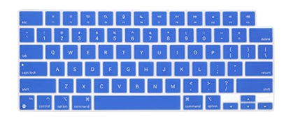 Se7enline Compatible with MacBook Keyboard Cover Skin for Mac Neo & Air 13/15 & Pro 14/16 inch (M5 M4 M3 M2 M1 A18 Pro) 2026/2025/2024/2023/2022/2021 Silicone Waterproof Dustproof Durable,Deep Blue - color: Deep Blue