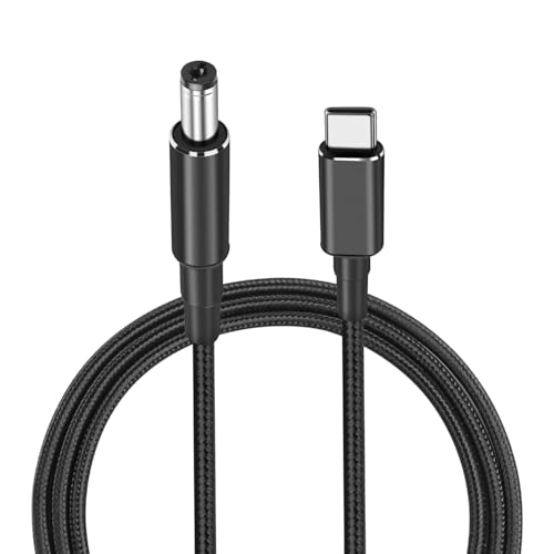 USB-C to 4.5x3.0mm Round Tip Power Adapter Converter Cable for Dell Laptop with 4.5mm Smart Tip DC Jack (Male USB-C Cable) - style: Male USB-C Cable