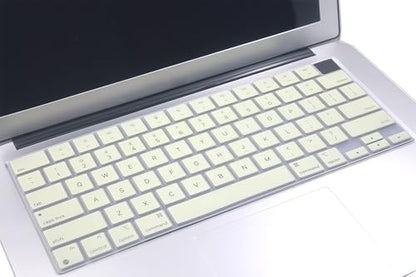 Keyboard Skin Compatible for 2026-2022 MacBook Air 13.6 & 15 inch M5 M4 M3 M2 A3449 A3448 A3240 A3114, 2026-2021 MacBook Pro 14 & 16 M5 M4 M3 M2 M1 A3426 A3427 A3428 A3429 A3434 A3112 (Creamy) - color: Creamy