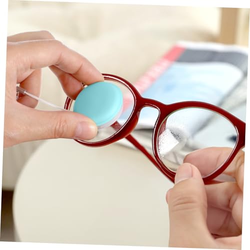 GANAZONO 6Pcs Macaron Wiping Cloths for Mobile Screens and Eyeglasses Lint Cleaning Cloths Portable and Compact Screen Cleaner for Glasses Phones and Laptops