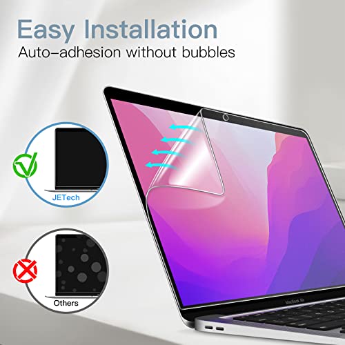 JETech Screen Protector for MacBook Pro 13-Inch (2016-2022, M1/M2) / MacBook Air 13-Inch (2018-2020, M1), Anti-Glare Film Matte, Anti-Fingerprint, 2-Pack - size: MacBook Pro/Air 13 Inch