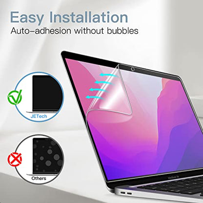 JETech Screen Protector for MacBook Pro 13-Inch (2016-2022, M1/M2) / MacBook Air 13-Inch (2018-2020, M1), Anti-Glare Film Matte, Anti-Fingerprint, 2-Pack - size: MacBook Pro/Air 13 Inch