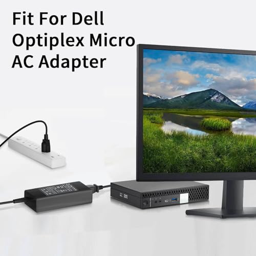 90W 65W 45W AC Charger Adapter Charger for Dell OptiPlex 9020 3020 3050 3060 3070 3040 9010 7050 7060 7070 7040 Micro Desktop G6J41 0G6J41 MGJN9 43NY4 Power Supply Adapter Cord