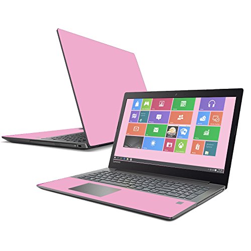 MightySkins Skin Compatible with Lenovo IdeaPad 320 17" (2017) - Solid Pink | Protective, Durable, and Unique Vinyl Decal wrap Cover | Easy to Apply, Remove, and Change Styles | Made in The USA