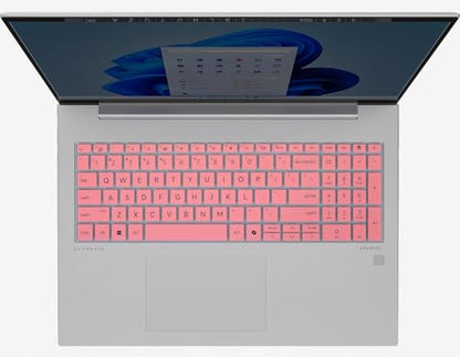CaseBuy Keyboard Cover Skin for 2026-2024 HP EliteBook 16 inch Laptop | for HP EliteBook 6 G1a 16", EliteBook 660/665 G11 16 inch, HP ProBook 460/465 G11 16-in Accessories Protective Skin, Pink - color: Pink