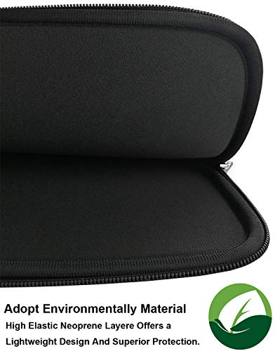 Laptop Sleeve Case 15.6 Inch, Resistant Neoprene Notebook Computer Pocket | Laptop Sleeve, Computer Cover/Tablet Briefcase Carrying Bag Compatible Asus/Dell/Fujitsu/HP/Sony/Toshiba/Acer- (Black) - color: Black, size: 15.6 inch