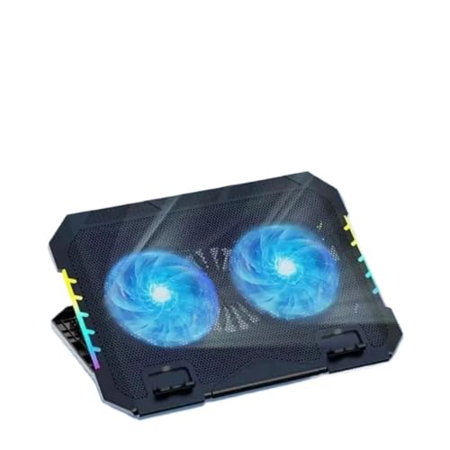 Laptop Cooling Pad Gaming Stand with Double Fan and USB Port for Fast and Silents Heat Dissipation F19E