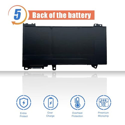 ASODI 45Wh RE03XL L32656-005 Laptop Battery Compatible with HP ProBook 450 G6 430 440 445 455R 430 440 445 450 G7 Series HSTNN-OB1C L32407-AC1 HSTNN-UB7R L32407-2B1 L32407-541 L32656-002 HSTNN-DB9A - size: 8.70*5.20*1.26 inches RE03XL