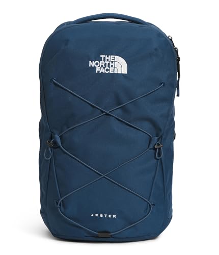 The North Face Jester Everyday Laptop Backpack, Shady Bl/Wht-NPF, OSFA | Commuter Daypack, Water Repellent, Laptop Sleeve - color: Shady Blue/Tnf White-npf
