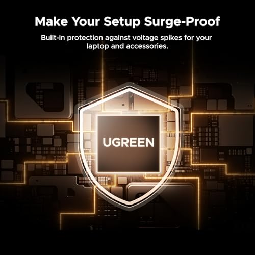 UGREEN 10 in 1 Revodok Maxidok Thunderbolt 5 Docking Station, 120Gbps with 3×TBT5 (Single 8K/ Dual 6K@60Hz), 140W Total Power, DP2.1, Gigabit Ethernet, SD/TF 3.0 Dock for MacBooks and Windows Laptops