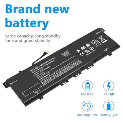 Fancy Buying KC04XL TPN-W133 TPN-W136 Laptop Battery for HP Envy X360 13-AG 13z-AG 13m-AG 13-AR 13-AH 13-AQ 13M-AQ 13T-AQ L08496-855 L08544-1C1 L08544-2B1 HSTNN-DB8P HSTNN-IB8K L08496-855 KC04053XL - size: 11.3*3.5*0.2inch KC04XL