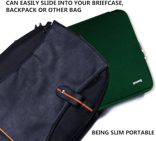 Laptop Sleeve Case, 15.6 Inch, Durable Shockproof Protective Cover Compatible with HP, ASUS, Lenovo, Acer, Notebook, Computer, Green - color: Green, size: 15.6 Inch