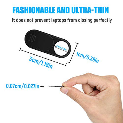 Webcam Cover Slide, Ultra Thin Phone Camera Cover, Camera Cover Blocker for Macbook, iMac, Laptop, Desktop, Pc, iPad, iPhone, Smartphone Protect Your Visual Privacy Security (Pink/Blue/Green-3 Pack) - color: Pink/Blue/Green-3 Pack